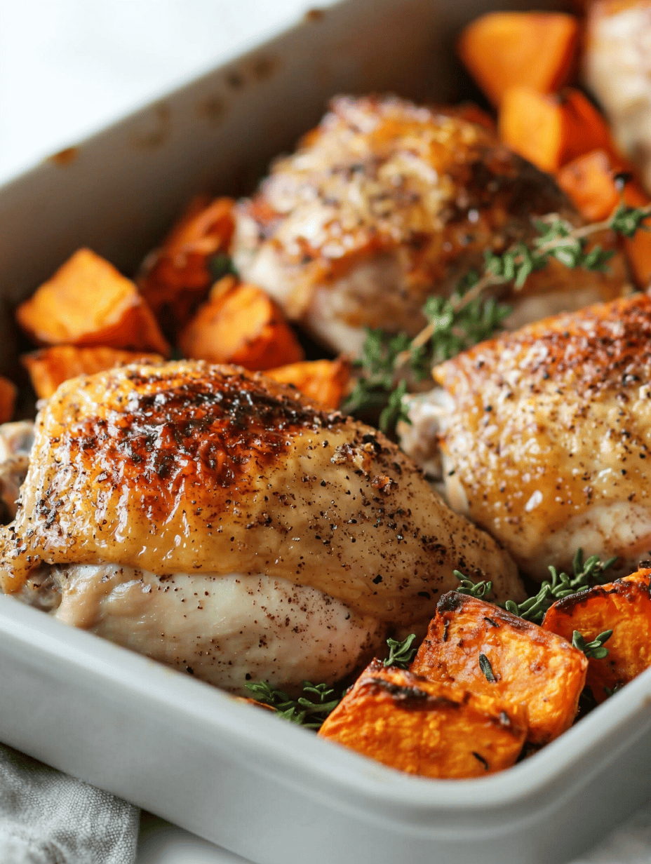 One-Pan Fall Chicken Dinner: A Cozy Autumn Escape