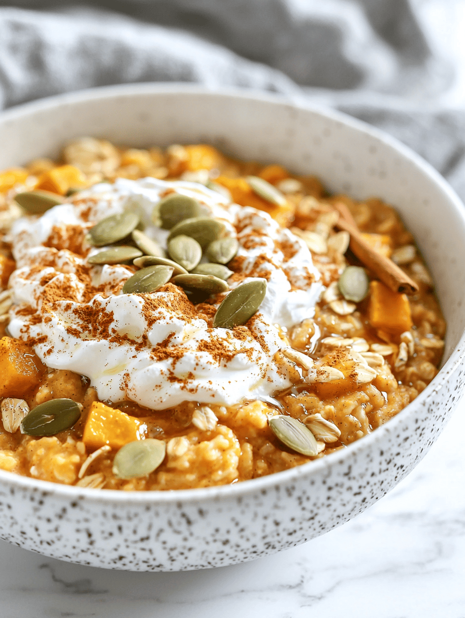 Transform Your Mornings with this Cozy Pumpkin Oatmeal Twist