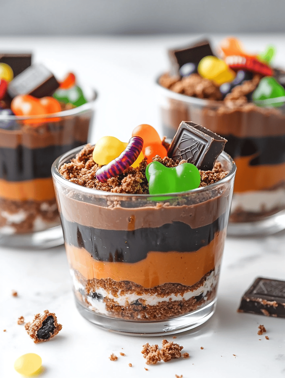 Spooky Sweetness: Halloween Graveyard Pudding Cups