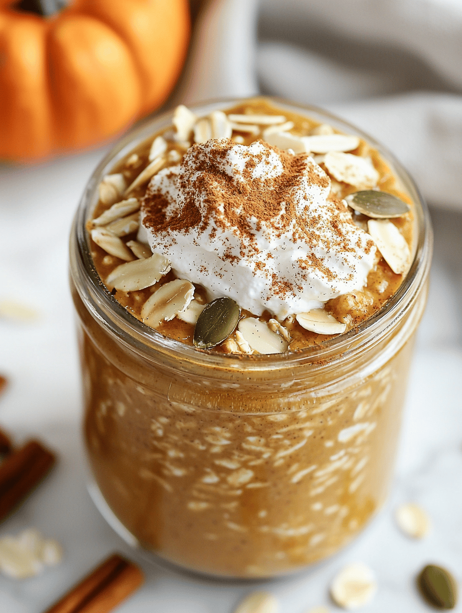 Morning Comfort in a Jar: Pumpkin Spice Overnight Oats